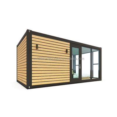 Customized Farbe Moderne Luxus Kleines 20ft 40ft Vorgefertigtes Holzhaus Mobile Leichtstahlbehälter Vorgefertigtes Zuhause Wohnung für den Außenbereich