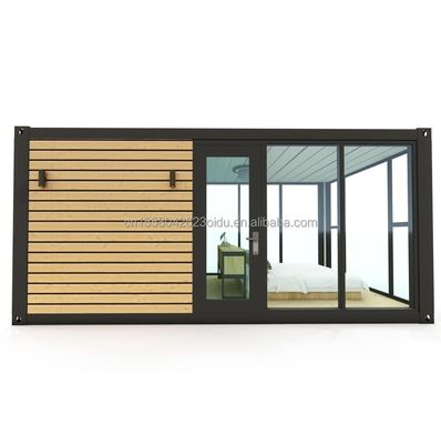 Customized Farbe Moderne Luxus Kleines 20ft 40ft Vorgefertigtes Holzhaus Mobile Leichtstahlbehälter Vorgefertigtes Zuhause Wohnung für den Außenbereich