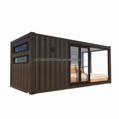 50/75/100mm Wellen Sandwich Panel Wand Moderne 20ft EU Vorgefertigte Containerhäuser Holzhaus Unabhängiger Garten Appartement für Hotel