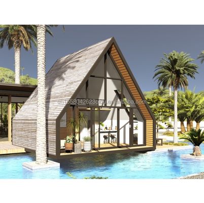 20ft oder 40ft Outdoor Stahl Container andere moderne Design Dreieck Containerhaus für Hotel oder Paare Urlaub