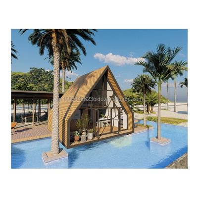 20ft oder 40ft Outdoor Stahl Container andere moderne Design Dreieck Containerhaus für Hotel oder Paare Urlaub