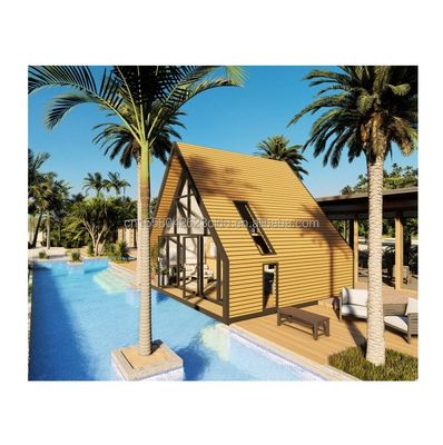 20ft oder 40ft Outdoor Stahl Container andere moderne Design Dreieck Containerhaus für Hotel oder Paare Urlaub