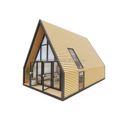 EU-Moderne Dreieckstahlstruktur Flat Pack Container House Design für Holzhaus innerhalb von 20ft oder 40ft Mall Anwendung