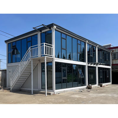 Customized Farbe Modular Home Container Büro für Luxus-Stil 20ft Prefab Mini integrierte Containerhaus
