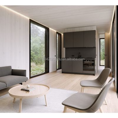 EU Moderne 20ft Schnellmontage Holzhäuser Container Hotel Shop für Büro in kundenspezifischen Farben