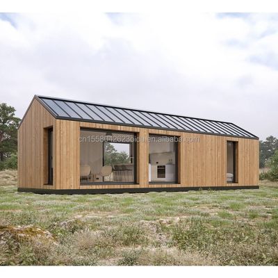 20ft Mobilhaus Garten Studio Vorgefertigtes anpassbares Stahlcontainerhaus mit Wand 50/75/100mm Welle Sandwich Panel