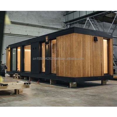 20ft Mobilhaus Garten Studio Vorgefertigtes anpassbares Stahlcontainerhaus mit Wand 50/75/100mm Welle Sandwich Panel