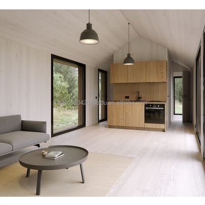 20ft Mobilhaus Garten Studio Vorgefertigtes anpassbares Stahlcontainerhaus mit Wand 50/75/100mm Welle Sandwich Panel