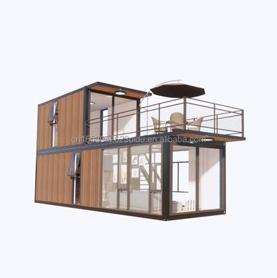 EU-Maßgeschneiderte 40ft Container Bewegung Modulares Büro oder Supermarkt Galvanisiertes Stahl Biegen 180g Block Stahlrahmen