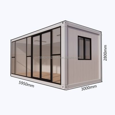 Bürogebäude im modernen Design für Hotelresort aus vorgefertigter Stahlkonstruktion und Sandwich-Panel-Containerhaus