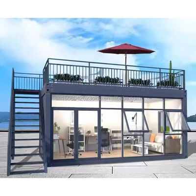 40ft erweiterbare mobile faltbare Container Prefab Haus für Australien Custom 20ft 40ft tragbare vorgefertigte Stahlhäuser