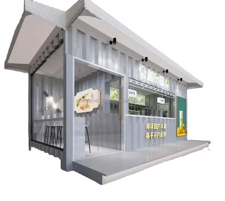 Hotel Vorhergefertigte Möblier Laden Modernes Design Vorhergefertigte Restaurant Bar Verkauf Kiosk Kleines Zuhause aus Stahl Sandwich-Panel