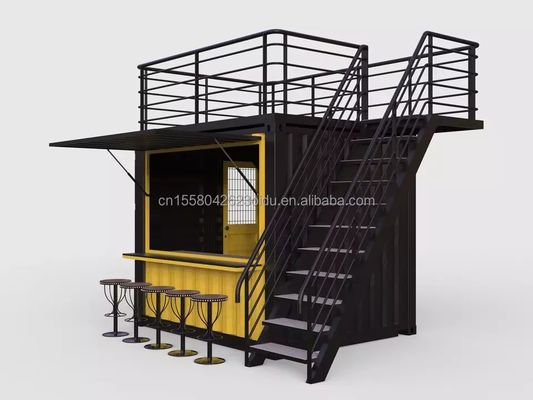Hotel Vorhergefertigte Möblier Laden Modernes Design Vorhergefertigte Restaurant Bar Verkauf Kiosk Kleines Zuhause aus Stahl Sandwich-Panel