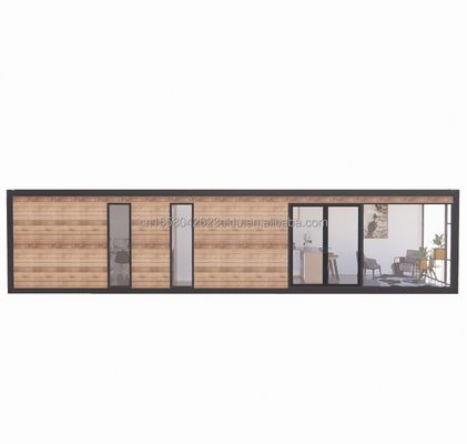 Hotel 40ft Garten Mobilhaus Holz Studio Flat Container Kaffeehaus mit 3D-Modell und CAD-Zeichnungen im Garden Hotel