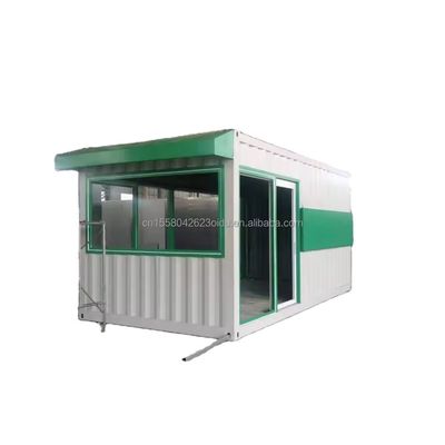 Moderner 20 FT 40 FT Vorgefertigter Wohnbehälter Holzvorgefertigter Outdoor-Restaurant Kaffeebar für maßgeschneiderte Farbe
