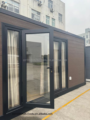 20-40ft erweiterbares Stahlcontainerhaus für Kanada Australien angepasste Farbe Küche Badezimmer Zuhause Schlafzimmer Anwendung