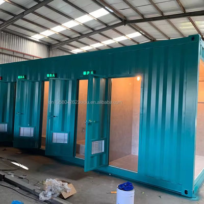 40 FT Erweiterbares Stahl-Vorgefertigtes Haus für anpassbare mobile Container-Lager Wand 50/75/100mm Welle Sandwich-Panel