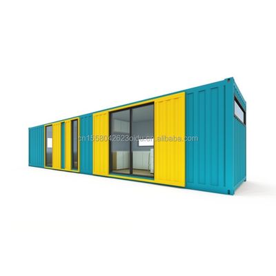 Stahlrahmen Galvanisiertes Stahl biegen 180g 40FT Container Modular Holzhaus Prefab Häuser