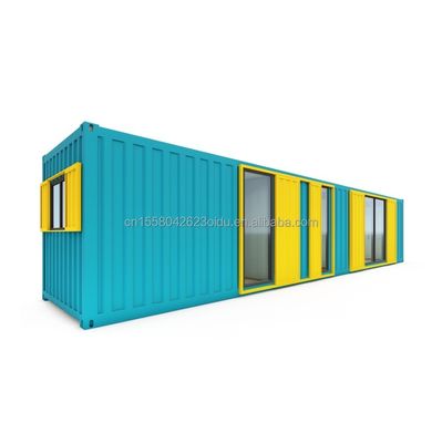 Stahlrahmen Galvanisiertes Stahl biegen 180g 40FT Container Modular Holzhaus Prefab Häuser