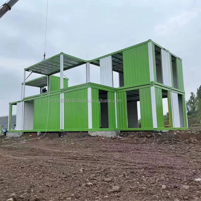 10ft 20ft Stahl Container Vorgefertigtes Haus Laden Bar Werkstatt Zuhause Schlafzimmer Hotel 40ft Größe mit Sandwich-Panel