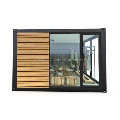 Aluminiumlegierte Fenster Luxus moderner Holz-Werkstatt-Display-Schrank für Wohnung oder Ferienhaus-Speicherlösung