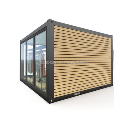 Aluminiumlegierte Fenster Luxus moderner Holz-Werkstatt-Display-Schrank für Wohnung oder Ferienhaus-Speicherlösung