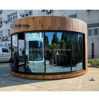 Holzhäuser EU Australien Standard Container Büro Wohn Kreisgarten Integriertes Haus mit verschiedenen Materialien