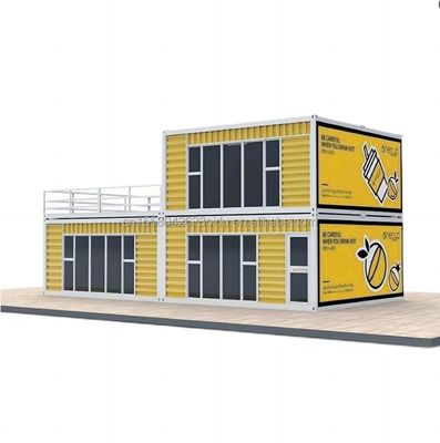 20ft oder 40ft abnehmbar Klappbares Prefab Haus Hotel Container Ferienhaus mit Aluminiumoxidfenstern