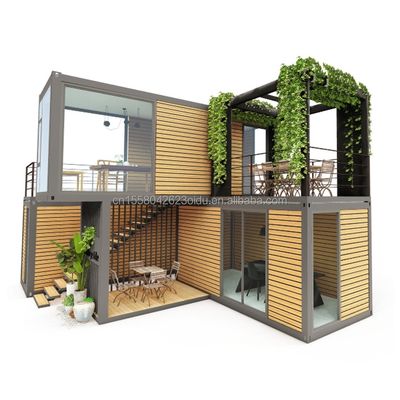 Abnehmbare Container 20ft Luxus Modular vorgefertigte Containerhaus für modernes Hoteldesign und Klappbare Luxuscontainer