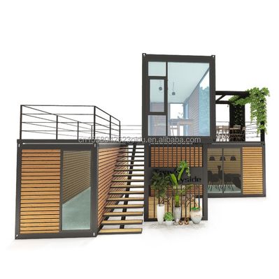 Abnehmbare Container 20ft Luxus Modular vorgefertigte Containerhaus für modernes Hoteldesign und Klappbare Luxuscontainer