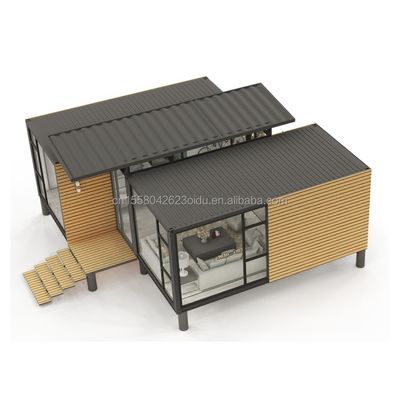 Abnehmbare Container 20ft Luxus Modular vorgefertigte Containerhaus für modernes Hoteldesign und Klappbare Luxuscontainer