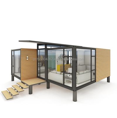 Abnehmbare Container 20ft Luxus Modular vorgefertigte Containerhaus für modernes Hoteldesign und Klappbare Luxuscontainer