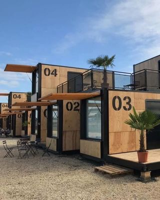 Klappbares/Erweiterbares/Abbrechbares Gewerbehaus, Straßencontainerhaus, Restaurant/Kleidungsgeschäft mit modernem zweistöckigem Design