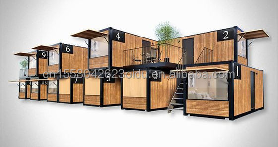 Klappbares/Erweiterbares/Abbrechbares Gewerbehaus, Straßencontainerhaus, Restaurant/Kleidungsgeschäft mit modernem zweistöckigem Design