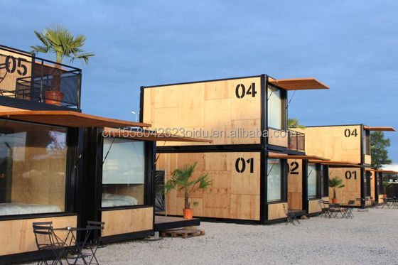 Klappbares/Erweiterbares/Abbrechbares Gewerbehaus, Straßencontainerhaus, Restaurant/Kleidungsgeschäft mit modernem zweistöckigem Design
