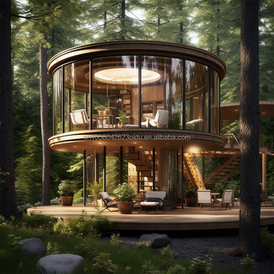 Familie Stahlkonstruktionsladen 20ft/40ft EU Luxus modernes Design Fertighaus mit Küche Bad Ein Schlafzimmer