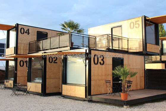 Klappbares/Erweiterbares/Abbrechbares Gewerbehaus, Straßencontainerhaus, Restaurant/Kleidungsgeschäft mit modernem zweistöckigem Design