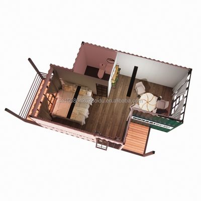 Modulares Prefab Haus Hotel Container Häuser mit Bad und Küche für Hotels