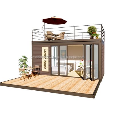 Verzinkte Stahl-Hauptstruktur Moderne Luxus-chinesische vorgefertigte Stahlvilla für einfache Montage im Freien