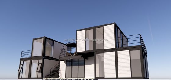Holzcontainerhäuser für Büroräume oder Familienhäuser mit modernem Design