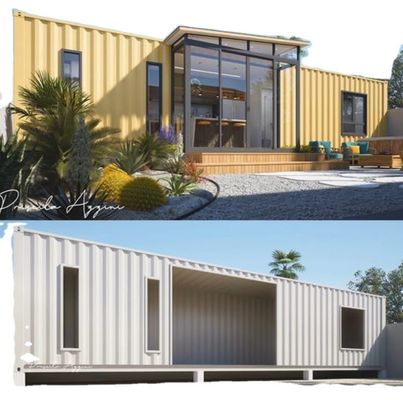 Holzcontainerhäuser für Büroräume oder Familienhäuser mit modernem Design