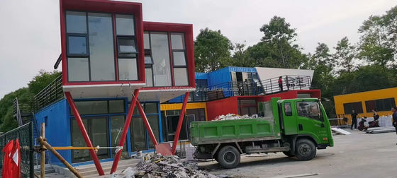 Holzcontainerhäuser für Büroräume oder Familienhäuser mit modernem Design