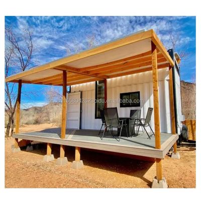 angepasste Farbe 40ft LOFT Familie Stil Mobilhaus mit vorgefertigter Stahlkonstruktion und Holz Außenwand