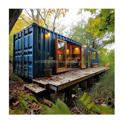 Erweiterbare Containerwand 50/75/100mm Welle Sandwich Panel für Außen 20ft und 40ft Prefab Portable Shipping Container Home