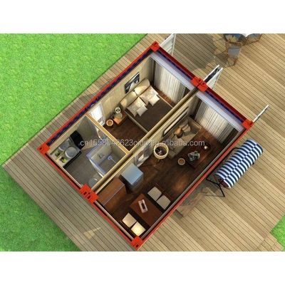 Erweiterbare Containerwand 50/75/100mm Welle Sandwich Panel für Außen 20ft und 40ft Prefab Portable Shipping Container Home