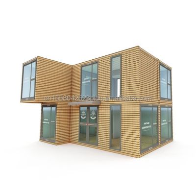 Büro-modifizierte Versandcontainer für Outdoor-Unternehmen Stahlmodulare zweistöckige vorgefertigte Kombinationscontainerhäuser