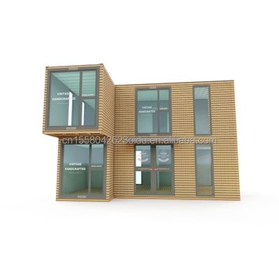 Büro-modifizierte Versandcontainer für Outdoor-Unternehmen Stahlmodulare zweistöckige vorgefertigte Kombinationscontainerhäuser