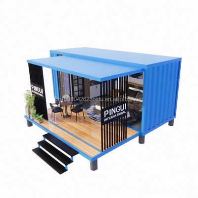 Individuelles Einzelzimmer mit einem 20 Fuß großen, erweiterbaren Containerraum mit modernem Design und Fenstern aus Aluminiumlegierung