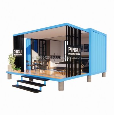 Individuelles Einzelzimmer mit einem 20 Fuß großen, erweiterbaren Containerraum mit modernem Design und Fenstern aus Aluminiumlegierung