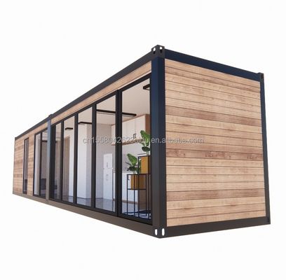 Prefabrizierte Holz Luxus Kleines Wohnzimmer Portable Prefab Container Häuser mit Schlafzimmer Bad Küche Wohnzimmer
